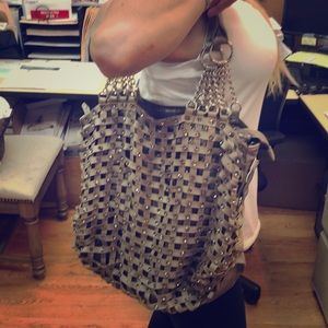 Bag with rhinestones